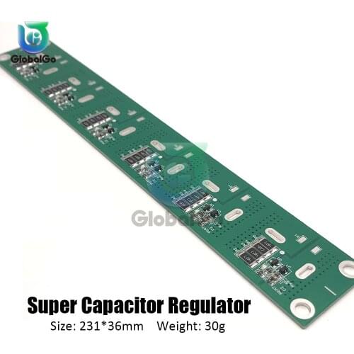 Super Farad Capacitor Voltage Regulator Protection Board For 6PCS 2.5V-3V 360-700F Flat-foot Series Capacitors Accessories