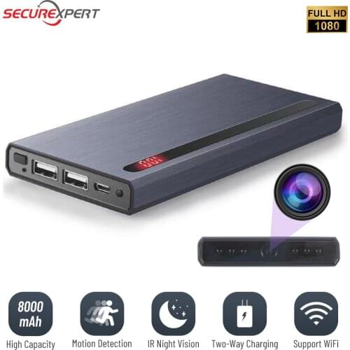 1080P mini wifi camera Smart Phone Power Bank Camera Infrared Night Vision Motion Detection Recorder Wireless Charging Micro cam