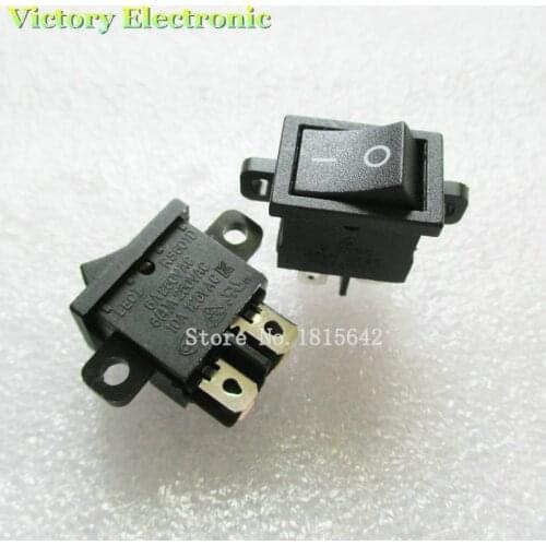 5PCS/Lot New RS601D Power Switch KCD1-104 4 Pins With Fixed Hole 6A 4A 10A 125V 250V AC Wholesale