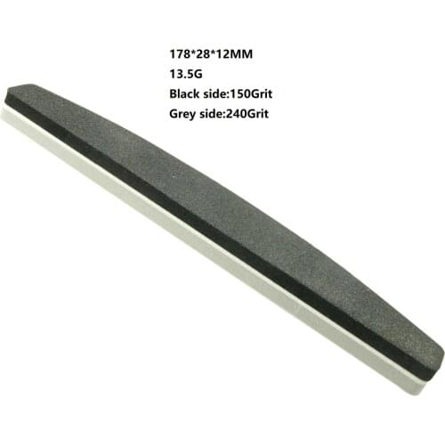 5pcs Nail Files Emery 150/240 Trimmer Buffer Boat shapeNail Art Tools Double-side Washable Buffing Sanding File Sponge
