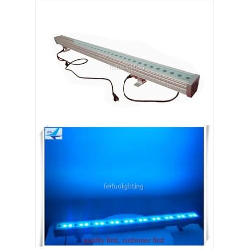 8/lot with fly case Ip65 Aluminum 36x3w RGB tricolor outdoor led wall washer with DMX control for garden building