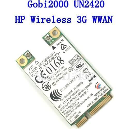 Gobi2000 UN2420 Wireless 3G WWAN Network Card For 2540P 2740P 8440P 8440W 8540P 8540W 8740P