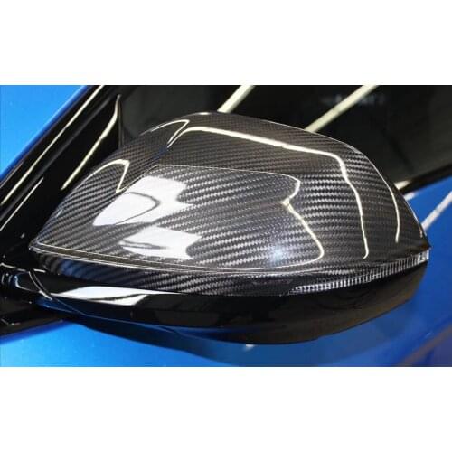 Dry Carbon Fiber Rearview Mirror Cover Paste Style Is Suitable for Lamborghini Cute Car Mirror Cover