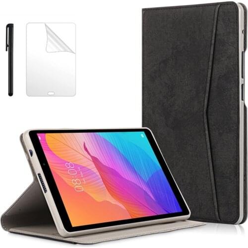 For Huawei MatePad T8 Case 8.0 2020 PU Leather Flip Tablet Case For Huawei MatePad T8 Kobe2 L09 L03 8 Tablet Cover + FilmPen