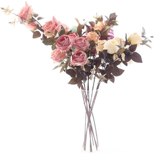 Artificial roses artificial flowers wedding decoration Party Decoration home decoration