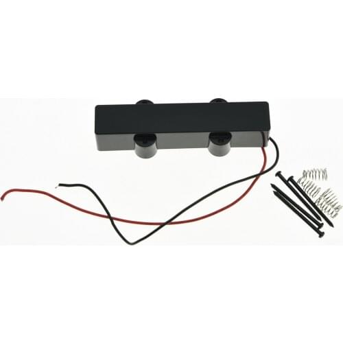 KAISH Black Closed J Bass Bridge Pickup 8.0K Sealed Bass Pickup for 4 String Jazz Bass