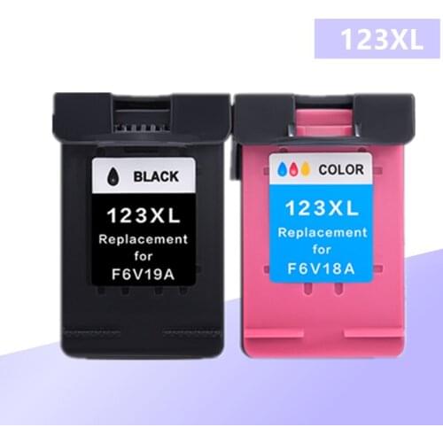 Compatible For HP123 123XL Ink Cartridge for HP 123 DeskJet 1110 1111 1112 2130 2132 2134 Officejet 3830 3831 3832 3834 Printer
