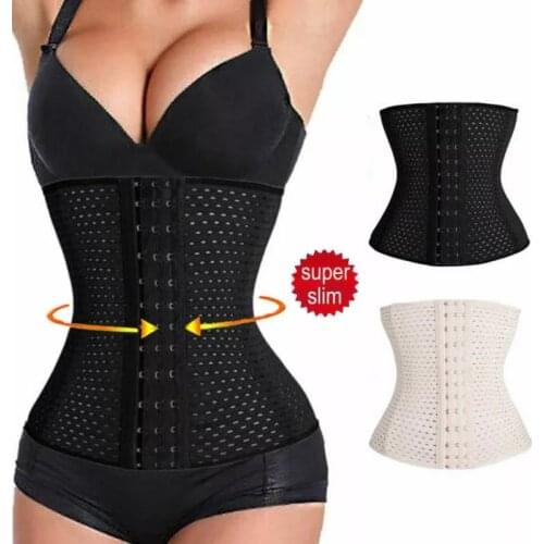 Waist Trainer Corsets And Bustiers Latex Cincher Girdles Shapewear Slimming Belt Body Shaper Fitness Corset Sheath Plus Size XXL