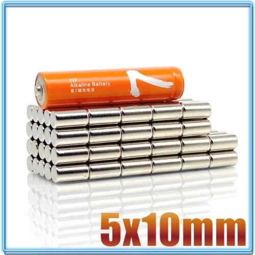 10/20/50/100 Pcs 5x10 Round NdFeB Neodymium Magnet N35 Super Powerful Small imanes Permanent Magnetic Disc 5*10