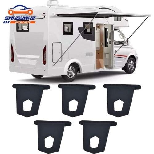 5Pcs RV Awning Hooks Clothes Hanger,Awning Accessory Hanger,Easily Slides Into Awning Roller Bar Channel,Easy to Install