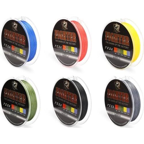 New Top Quality 100m Fishing PE Line Super Strong Japan Multifilament 8-60LB Braided Fishing Line