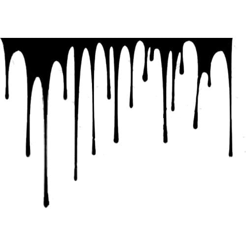 Personality Cars Decal Blood Drips Car Graphic Decorative Glass Car Stickers Decals Red/Black/White/Silver,22*17.5cm