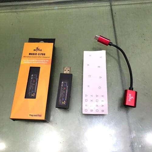 MayFlash MAGIC-S PRO Wireless for Nintend Switch /PS4/PS3/Xbox One S/360/PC Controller Fighting Stick Adapter