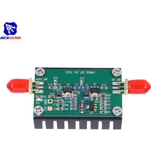 Diymore RF Amplifier Signal Module Built‑in Protection 2MHz‑700MHz 3W for HF/FM/VHF/UHF Transmission Various Radio Application