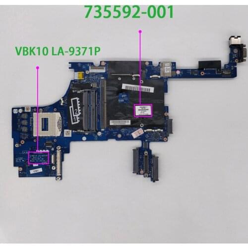 Genuine 735592-001 735592-001 735592-601 VBK10 LA-9371P QM87 Laptop Motherboard Mainboard for HP ZBook 17 NoteBook PC