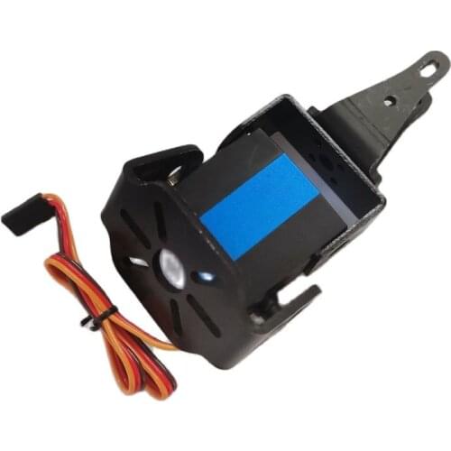 New Tilting Steering Gear Mount Base Metal Braket VTOL Servo with 18mm/20mm/25mm Carbon Tube Clip ESC Hanging Board for RC UAV