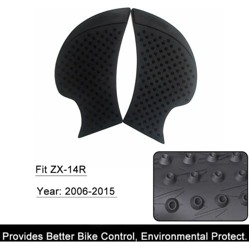 OLPAY Motorcycle Gas Tank Side Traction Knee Protector Anti Slip Pad For Kawasaki ZX14R ZX-14R 2006-2015
