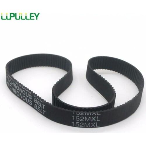 LUPULLEY MXL Timing Belt Synchronous Drive Belt 152MXL/153MXL/154MXL/155MXL/156MXL for 7/11mm Timing Pulley Width 2PCS