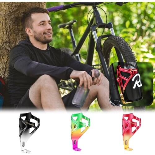 Aluminum Alloy Bike Bicycle Gradient Bottle Cage Mountain Bike PC Colorful Water Cup Holder Accesorios Para Bicicletas