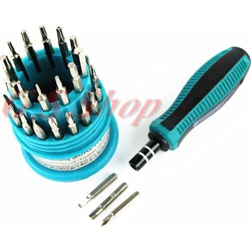 The high quality precision screwdriver handle is set in the 1 magnetic phone repair kit 31 (T4 plum blossom)