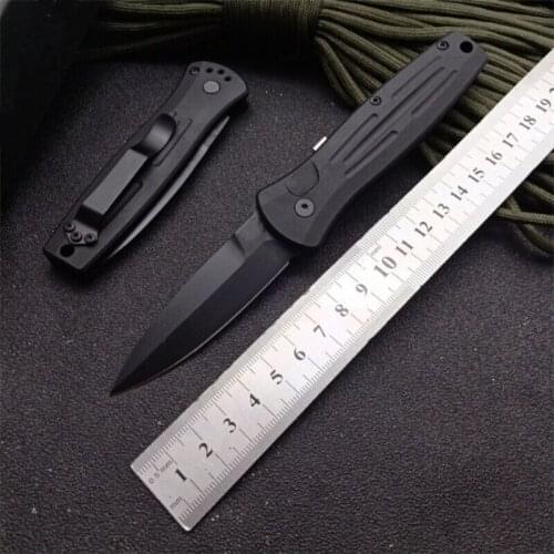 Butterfly 3551 High Speed Side Knife (Black Blade) 154cm Steel 6061 T6 Aluminum Alloy Outdoor Camping Survival Self-Defense Tool
