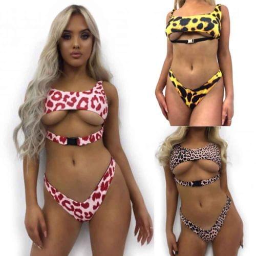 Women Sexy Bandeau Bandage Two-piece Swimsuit Ladies Hot Bikini Padded Set Brazilian Swimwear Beachwear Swimsuit