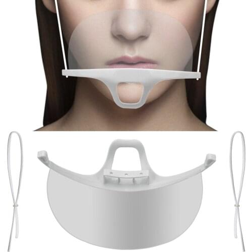 Kitchen Tool Transparent Masks Permanent Anti Fog Catering Food Plastic Kitchen Restaurant Masks 1 Piece Health Care Tool