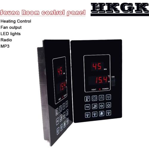 220V110V 30A Multi-function centigrade Fahrenheit Sauna heating temperature control for Khan steam room