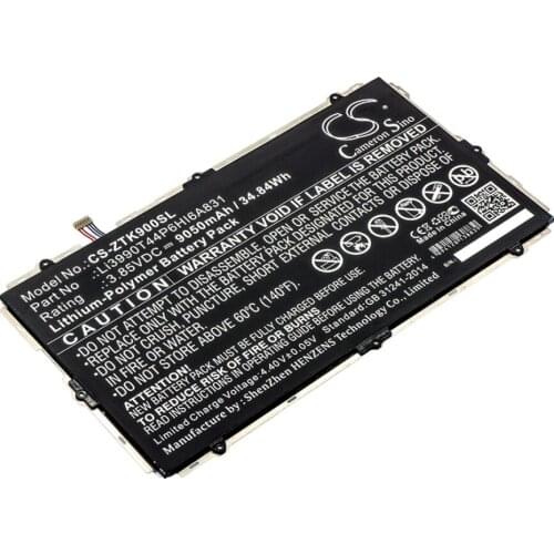 Cameron Sino 9050mah battery for ZTE K90U ZPAD 10.1 Li3990T44P6HI6A831 batteries