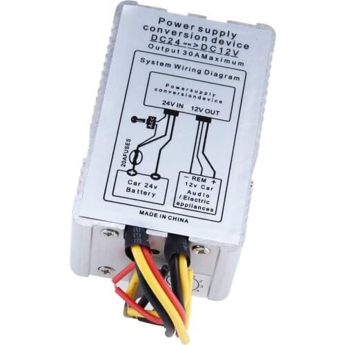 24V To 12V 5A Car Step Down Power Voltage Regulator DC DC Converter