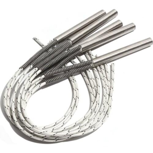 5PCS 8.5mm 190~220mm 316SUS Cylindrical Electric Heating Rod 110V/220V/380V Single Head Dual Heater 650W/670W/700W/730W/750W