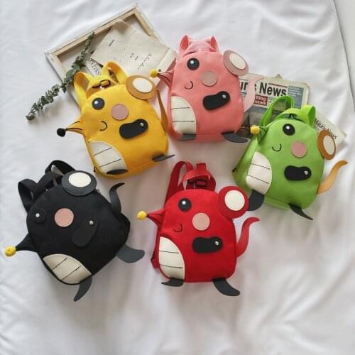 Korean-style 2020 Kindergarten CHILDRENS School Bags Cartoon Cute Animal BOYS Girls Backpack Bag 3-6 Grade Fashion