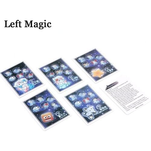 Horoscope Prediction Cards Magic Tricks Mentalism Mind Magic Props Close Up Magic Trick Props Close Up Gimmick