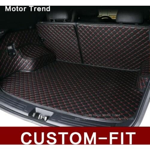 Custom fit car trunk mat for Audi A1 A3 A4 A6 A8 Q3 Q5 Q7 3D car-styling heavy duty all weather tray carpet cargo liner