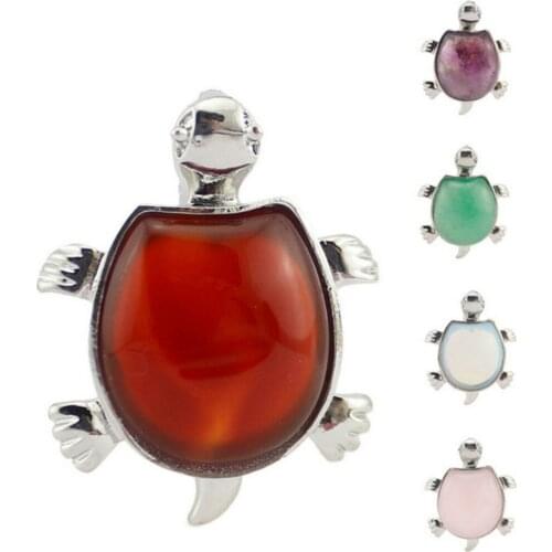 Natural stone Pendant Half treasure Garnet Small Turtle Pendant for Jewelry makingDIY Necklace Sweater Chain jewelry Accessories