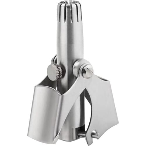Washable Manual Nose Hair Trimmer Stainless Steel Nasal Ear Hair Shaver