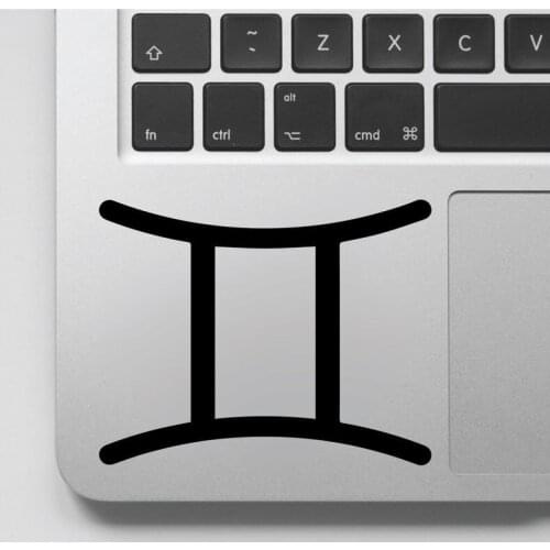 Gemini Zodiac Sign Decal, Gemini Zodiac Sign Sticker, Laptop Sticker Laptop Decal Rainproof Art Vinyl Decal GA203