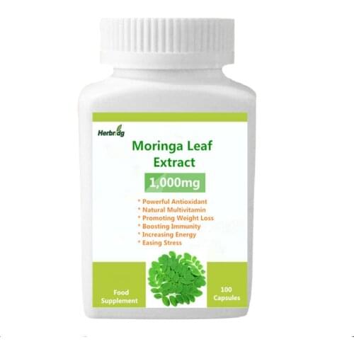 Organic Moringa Leaf Powder 10000 mg 100 caps
