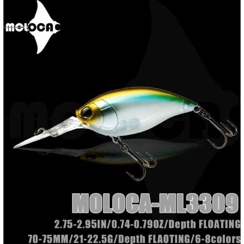 Crank Fishing Lure Rock Floating Topwater Crankbait Weights 21g Whoppers Trolling Saltwater Lures Artificial Bionics Peche Pike