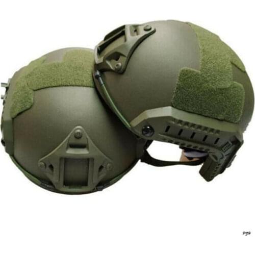 Green UHMW-PE BALLISTIC IIIA BULLET PROOF HELMET MEDIUM Size and Large size