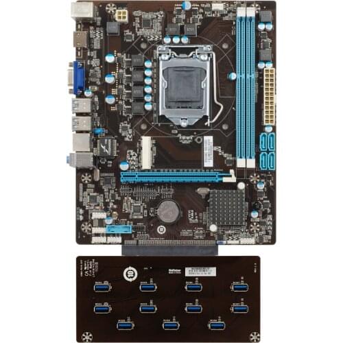 B250-BTC Gladiators Mining motherboard support 12 gpu motherboard b250 mining esonic motherboard