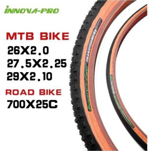 INNOVA Mountain Bicycle Tires 26x2.0 /29x2.1/27.5x2.25 inch Anti Puncture Tyre Road Bike Tire 700*25C Ultralight Cycling Tyres