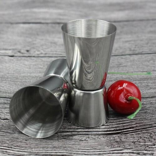 25/50ml FunPa Stainless Steel Cocktail Jigger Measure Cup Double Jigger Measuring Jigger Measuring Cup Home Bar Accessories