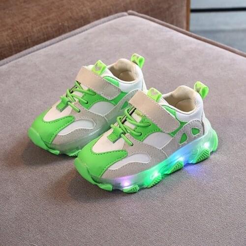2021 New Glowing Sneakers for Children Boys Shoes with Sole Enfant Led Light Luminous Sneakers for Girls Shoes Kids Led Shoes