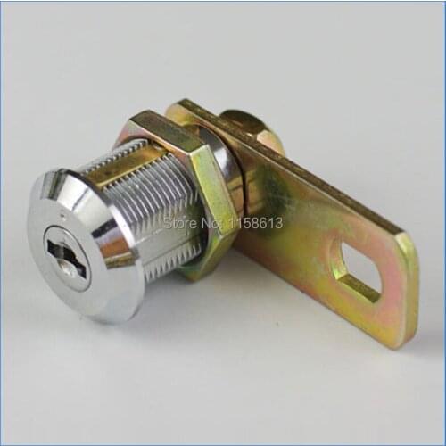 10 pieces 22mm keyed differently high security anti-drill flat key mailbox cam lock