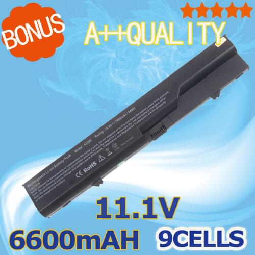 6600mAh 9 cells Laptop Battery for HP 420 425 4320t 620 625 ProBook 4320s 4321s 4325s 4326s 4420s 4421s 4425s 4520s 4525s