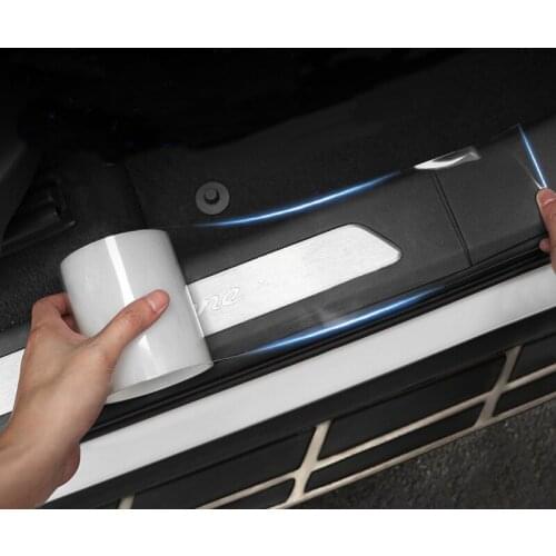 Car Stickers Door Edge Protector Universal Car Door Sill Sticker Anti Scratch Transparent Film Protection Style Auto Accessories