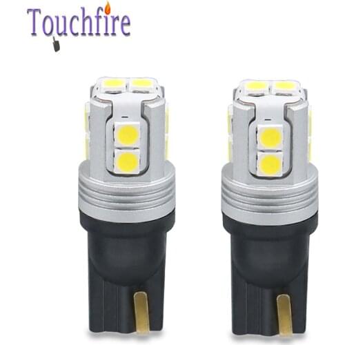 10X T10 W5W 194 Canbus Car LED Bulb 3030 10SMD 600LM Dome Clearance License Parking Reading Light 6000K 12V Auto Lamp Wholesale