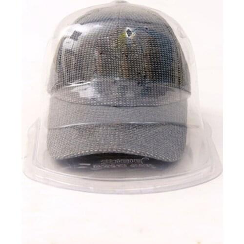 Portable Baseball Storage Case Transparent Storage Box Double-layer Hat Protector Dust-proof Holder