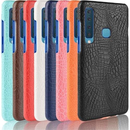 For Samsung Galaxy A9s Case SM-A9200 Retro Crocodile PU Leather Skin Protective Cover For Samsung Galaxy A9S 2018 Phone Bag Case
